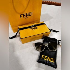 Fendi First
mint green acetate sunglasses